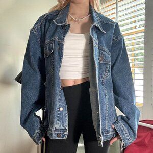 Vintage Branson Missouri Cowboy Denim Jacket – Oversized Western Fit (2XL)